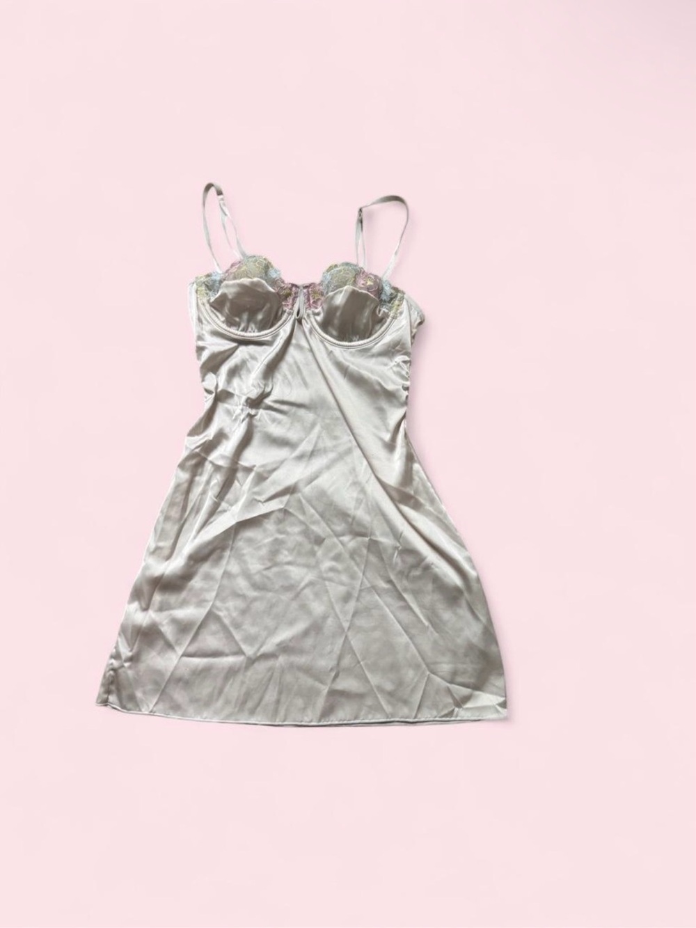 For Love Bell Mini Slip Dress Size S